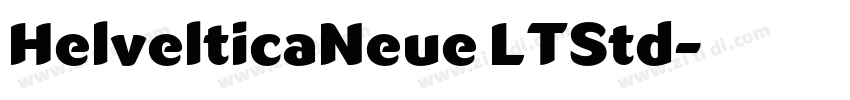 HelvelticaNeue LTStd字体转换